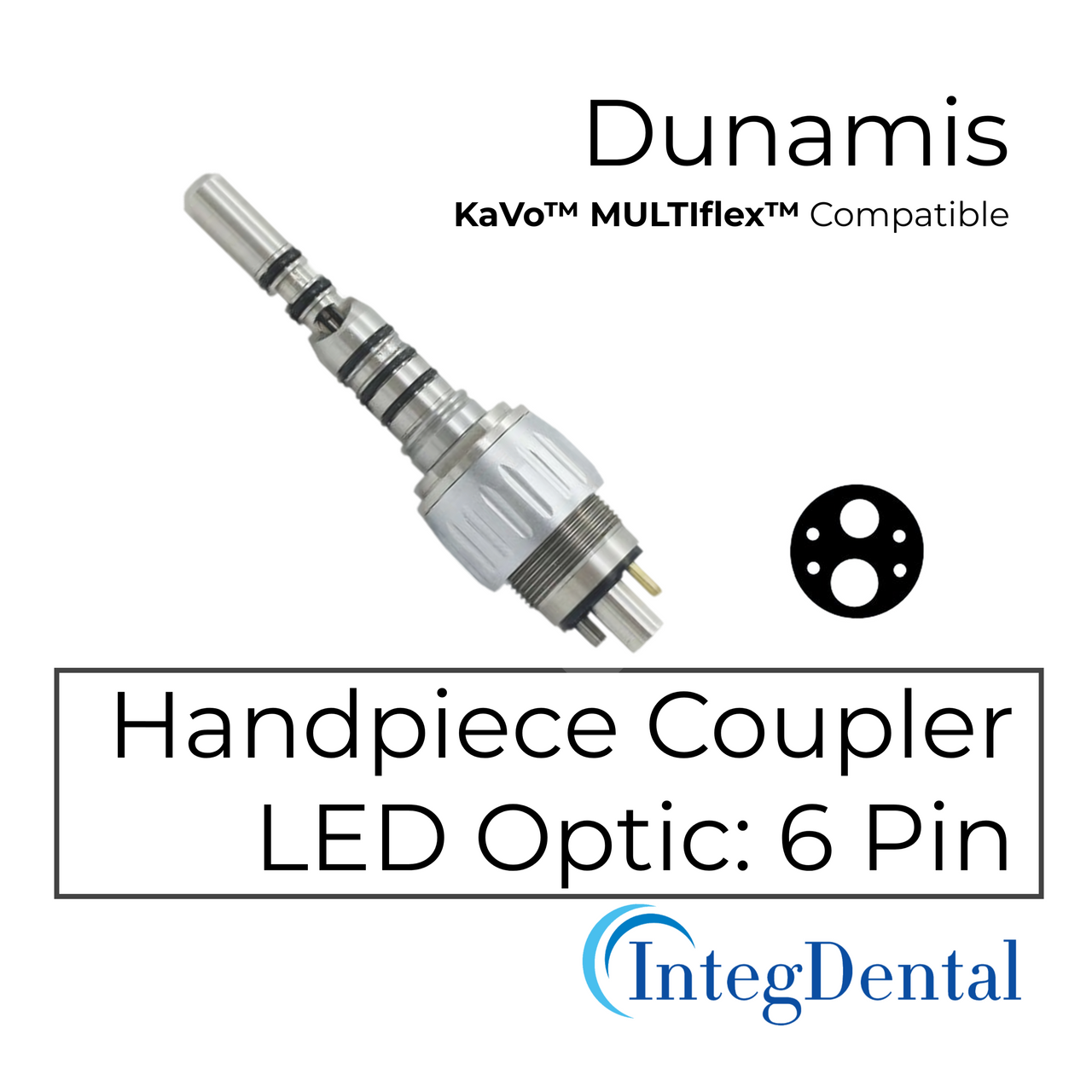 Dunamis 6 Pin LED Coupler KaVo Compatible