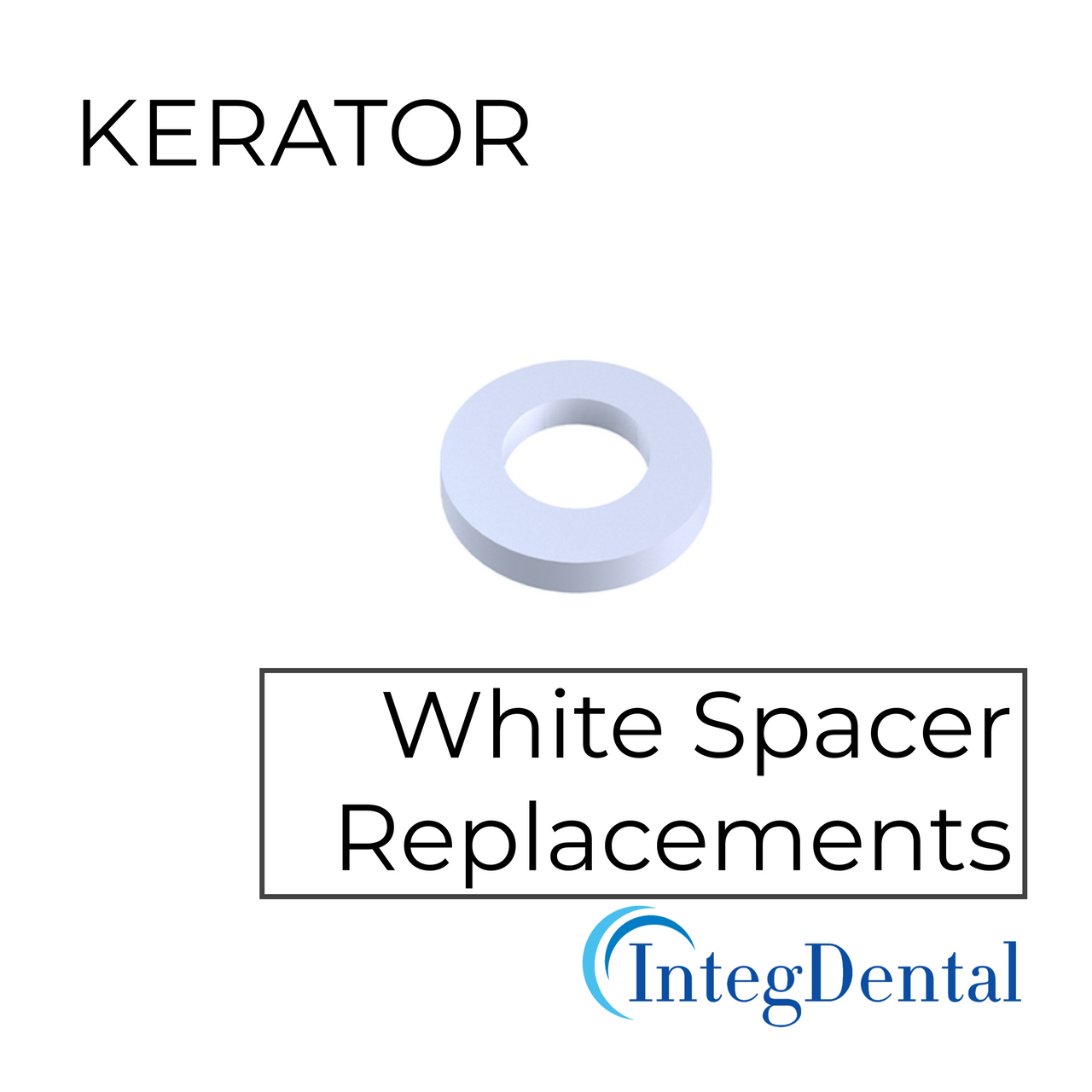 Overdenture White Spacer Rings (10 Pcs)